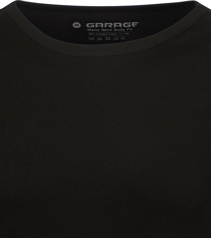 Garage Basic T-shirt Longsleeve Schwarz - Größe L günstig online kaufen