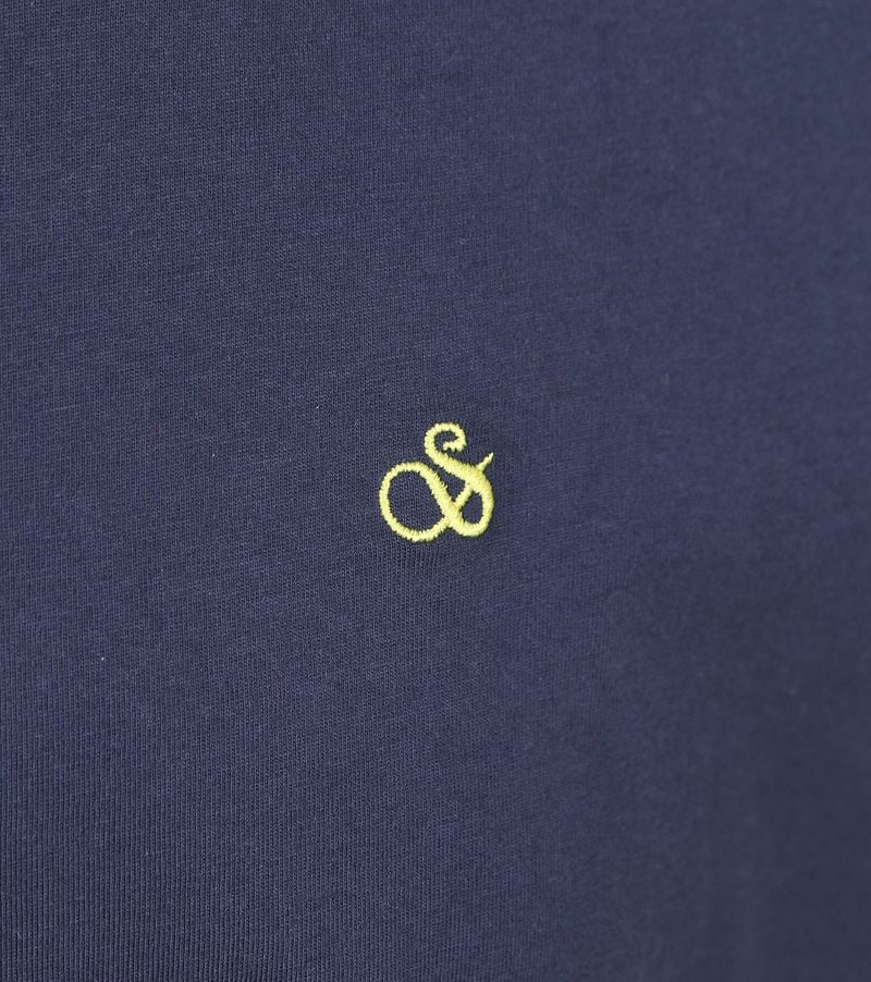 Scotch And Soda Garment T-Shirt Blau - Größe M günstig online kaufen