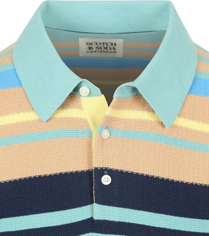 Scotch and Soda Knitted Polo Multicolour