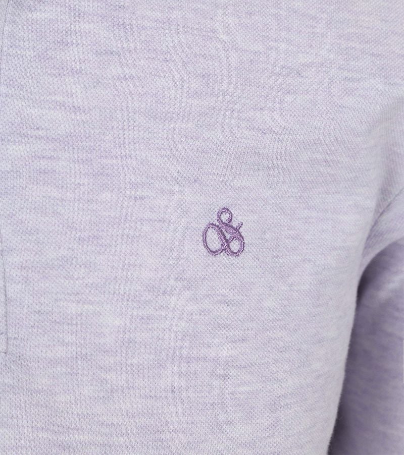 Scotch and Soda Melange Polo Purple