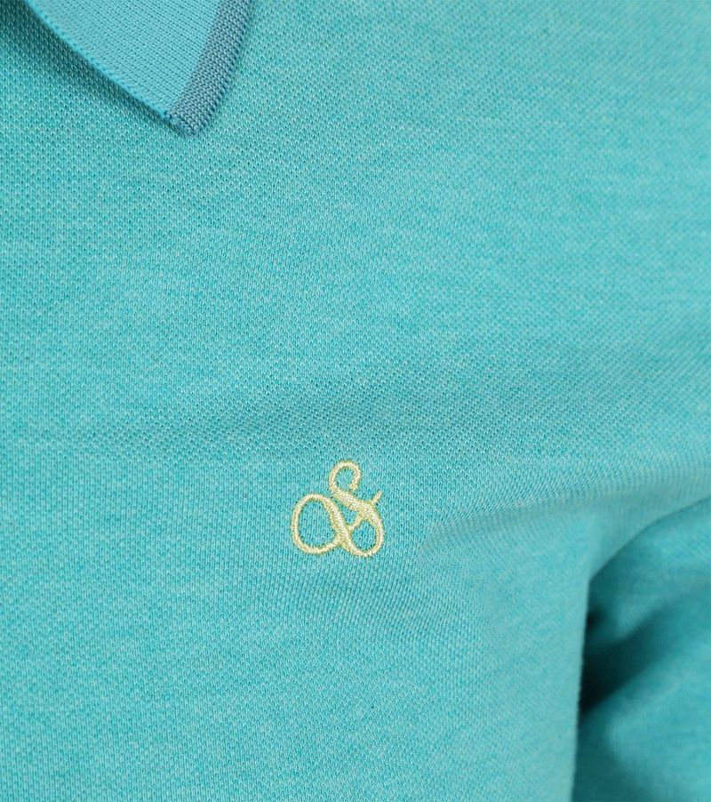 Scotch and Soda Melange Polo Turqoise