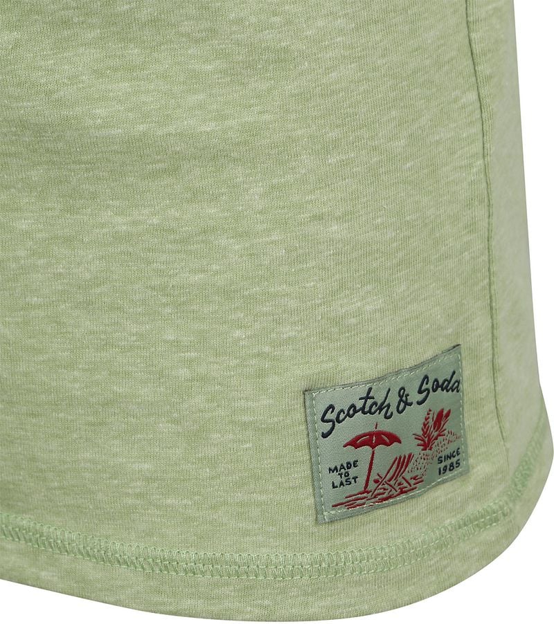Scotch and Soda T-Shirt Melange Groen