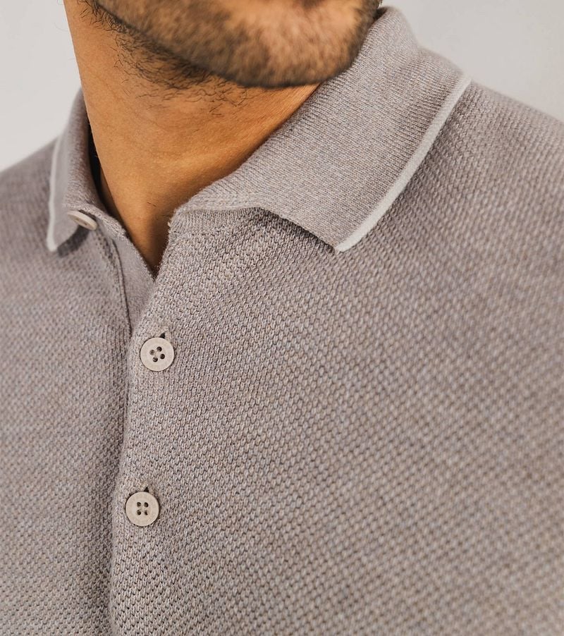 State of Art Pique Polo Lichtbruin