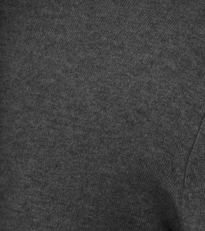 Steppin' Out Half Zip Trui Merinowol Antraciet