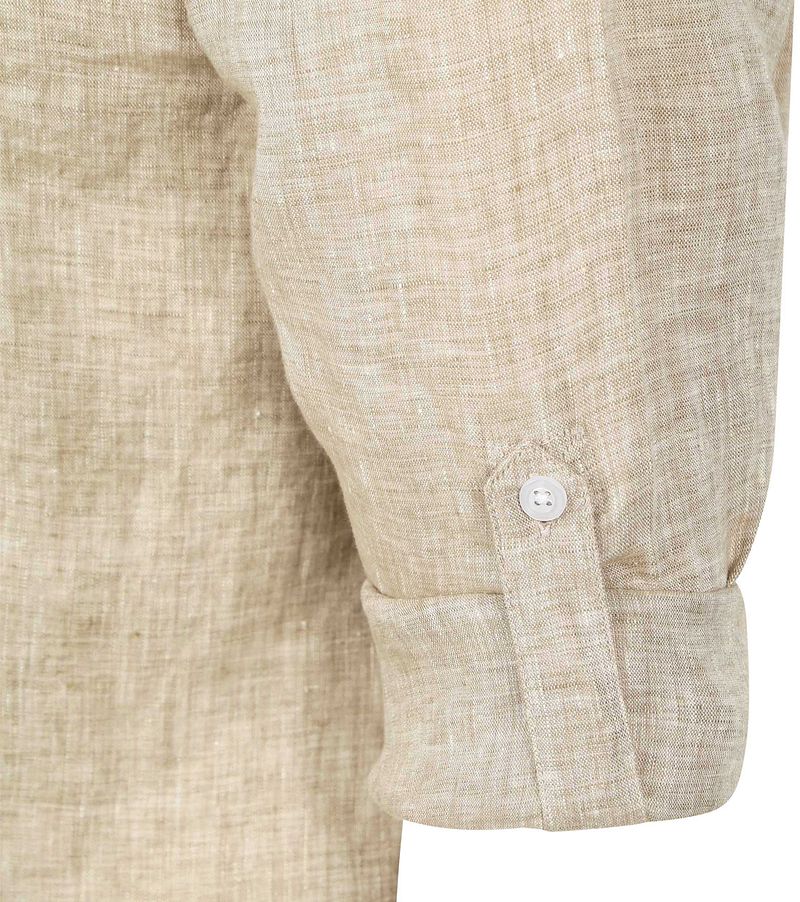 Steppin' Out Overhemd Linnen Beige