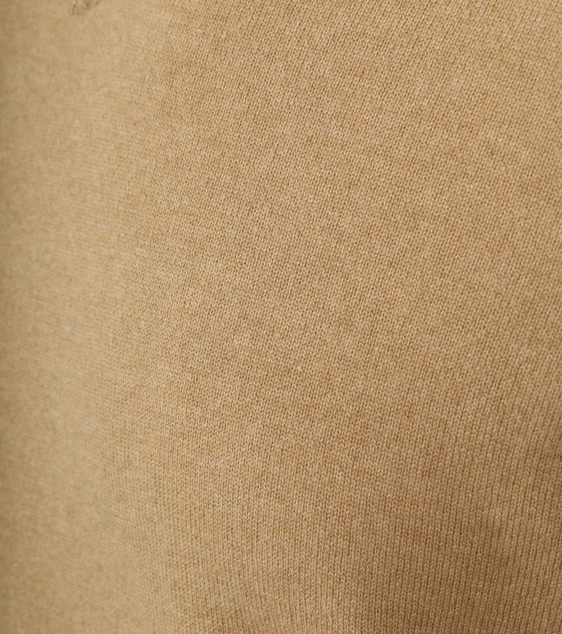 Steppin' Out Pullover V-hals Merinowol Beige