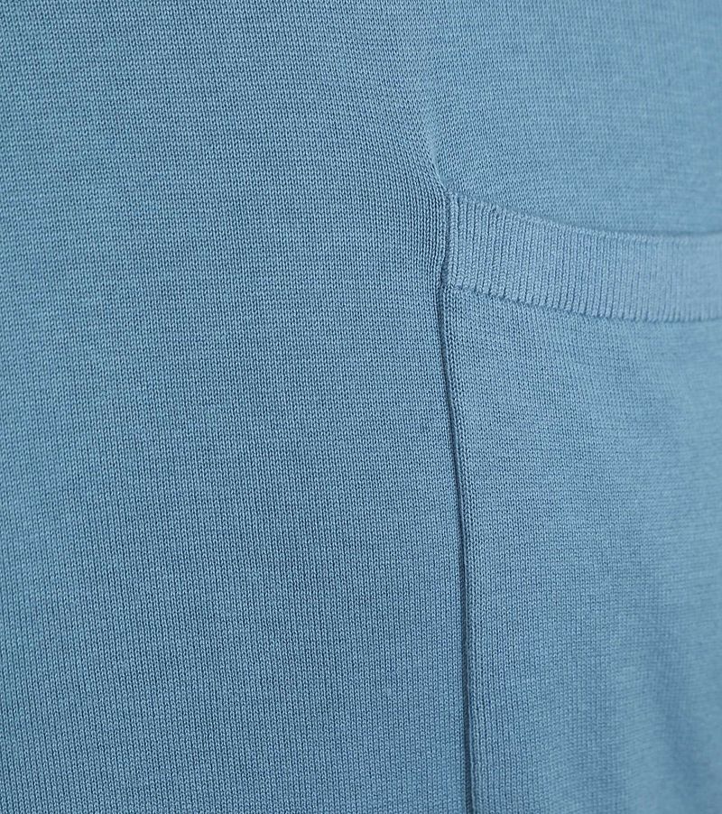 Suitable Knitted T-shirt Pocket Compact Blauw