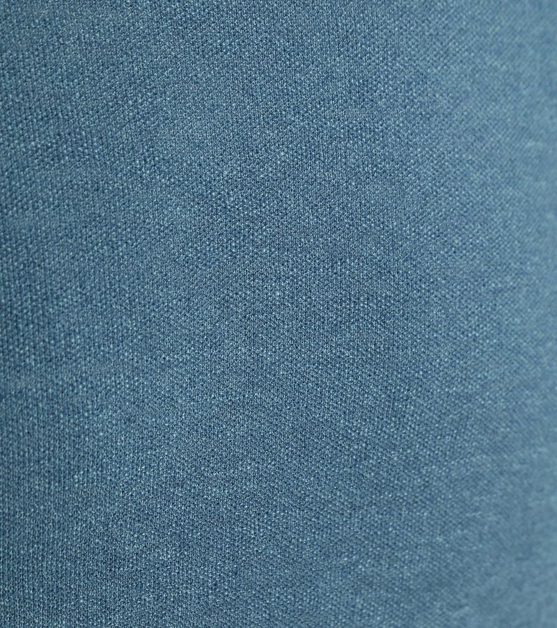 Suitable Piqué T-shirt Linnen Blauw