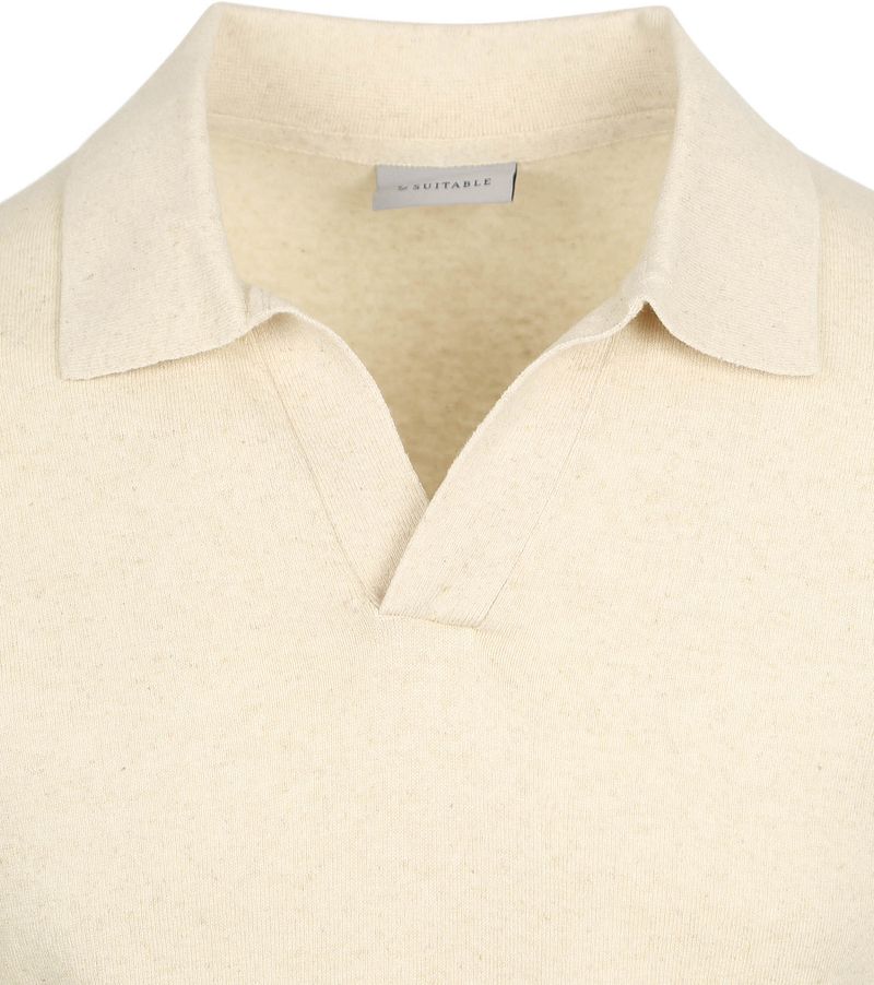 Suitable Polo Riva Linnen Ecru