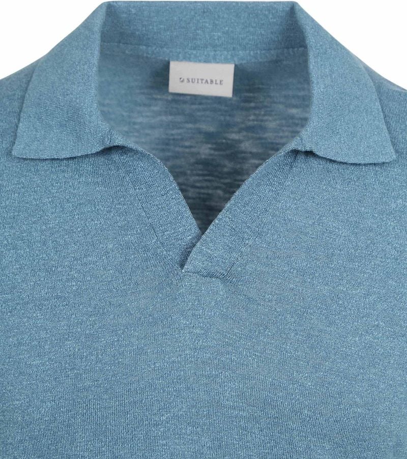 Suitable Poloshirt Riva Leinen Petrol - Größe L günstig online kaufen