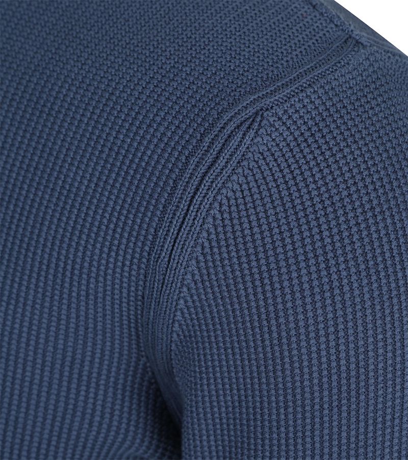 Suitable Respect Mamase Pullover Mid Blauw