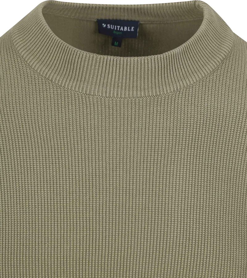Suitable Respect Mamase Pullover Mid Groen