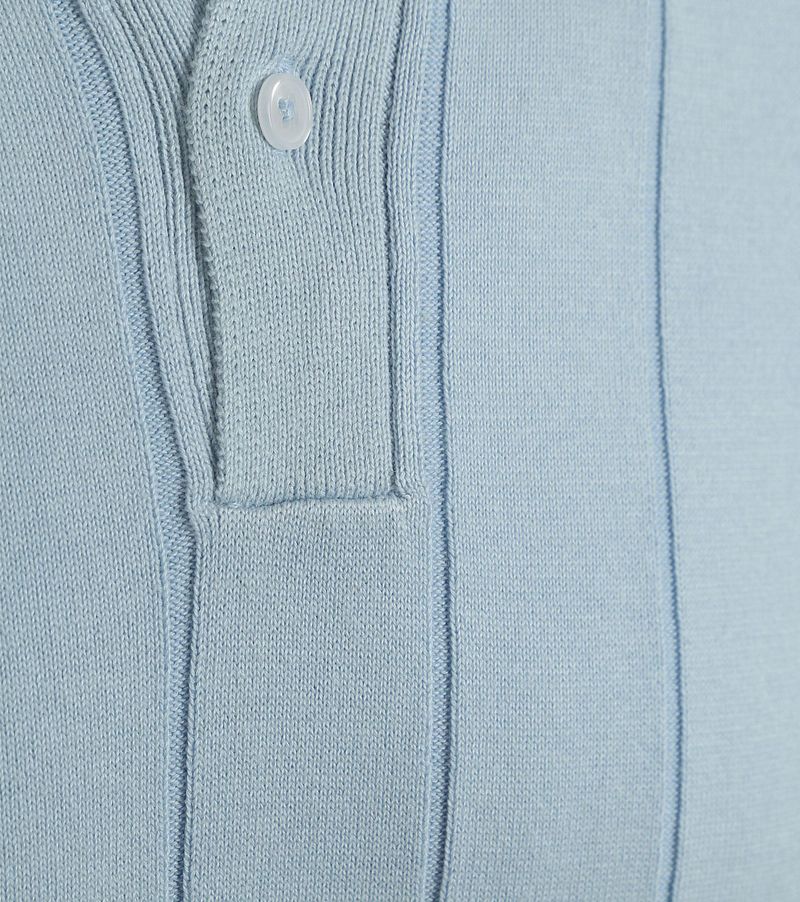 Suitable Respect Polo Drop Needle Lichtblauw
