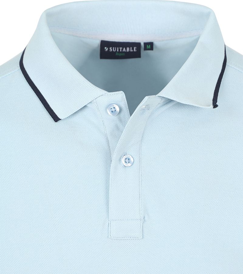 Suitable Respect Poloshirt Tip Ferry Hellblau   - Größe L günstig online kaufen