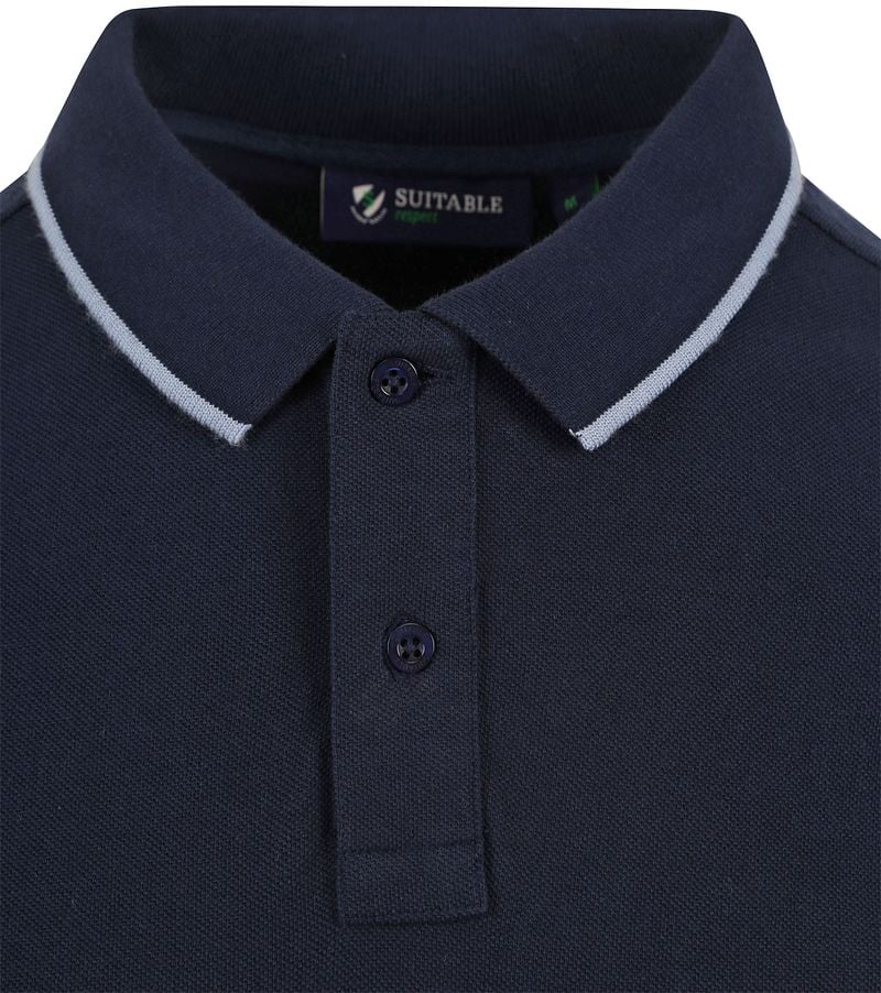 Suitable Respect Poloshirt Tip Ferry Navy  - Größe XL günstig online kaufen