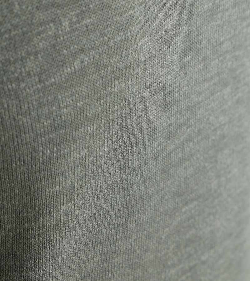 Suitable Slub Yarn Half Zip Trui Groen