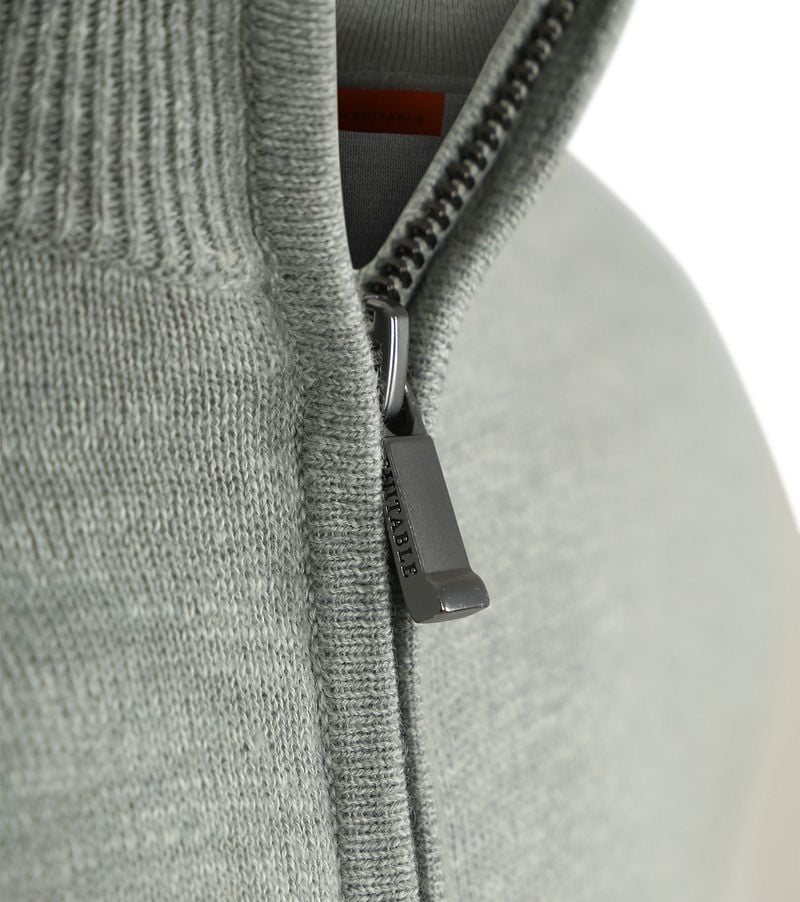 Suitable Vest Slub Yarn Lichtgroen