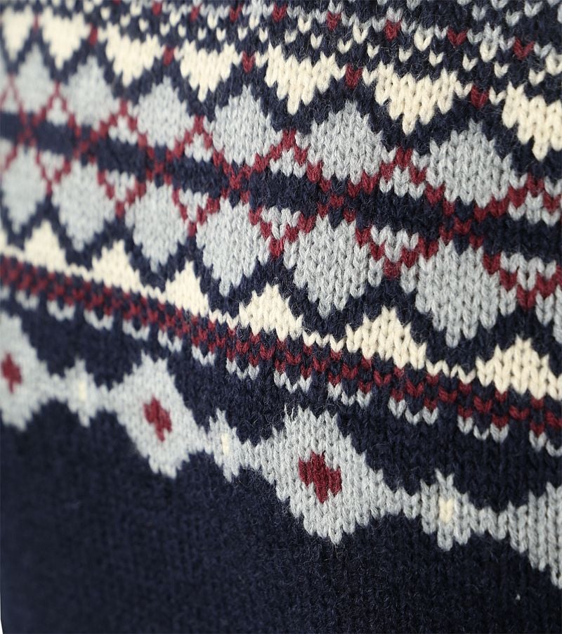 Superdry Fairisle Sweater Navy - Größe L günstig online kaufen