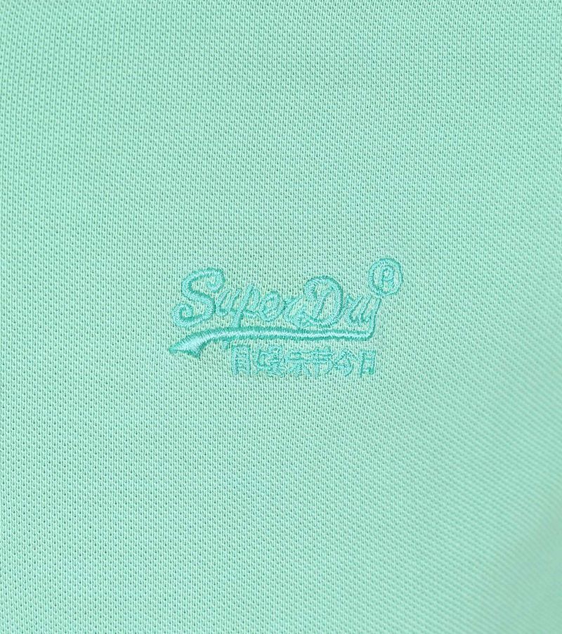 Superdry Polo Destroyed Groen