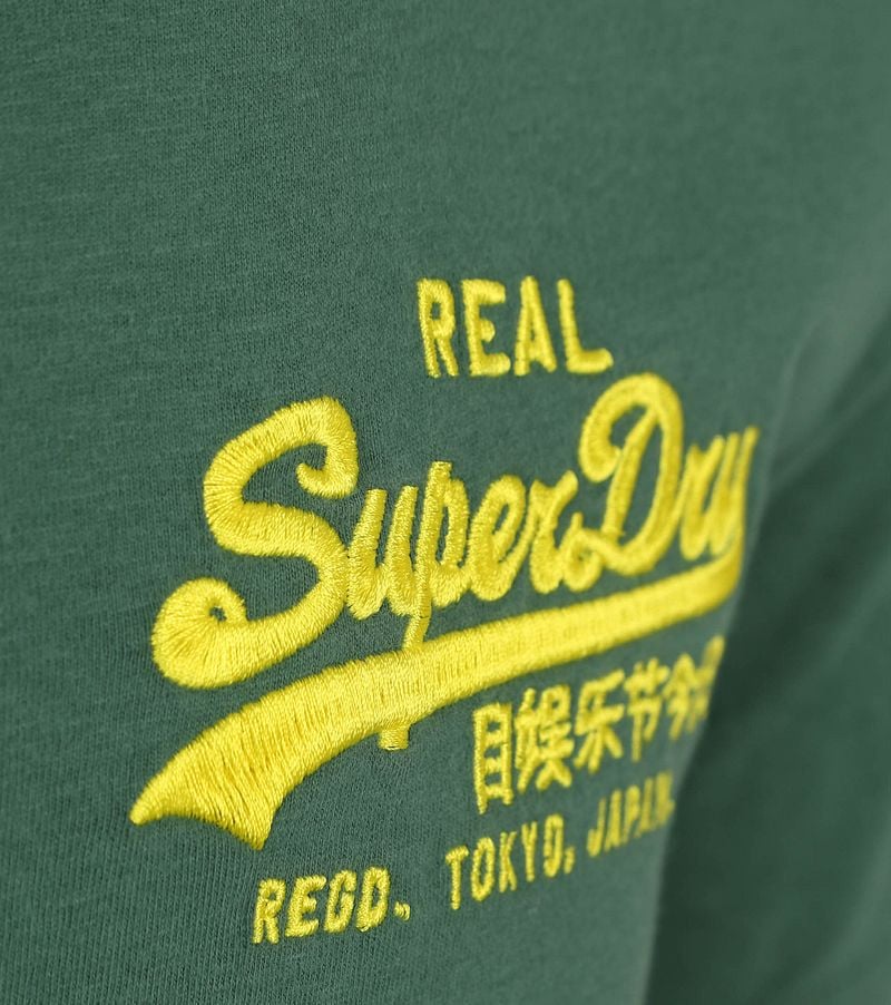 Superdry Tee Relaxed Groen