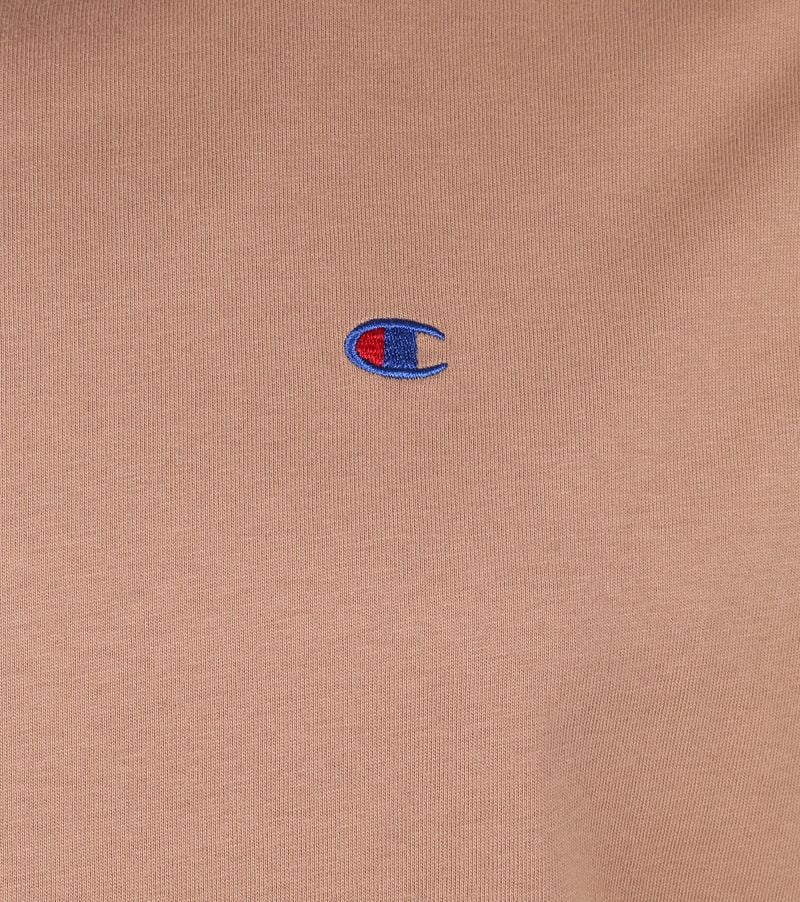 Champion T-Shirt Logo Taupe - Größe L günstig online kaufen