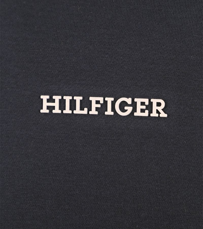 Tommy Hilfiger Logo Sweater Navy  - Größe XL günstig online kaufen