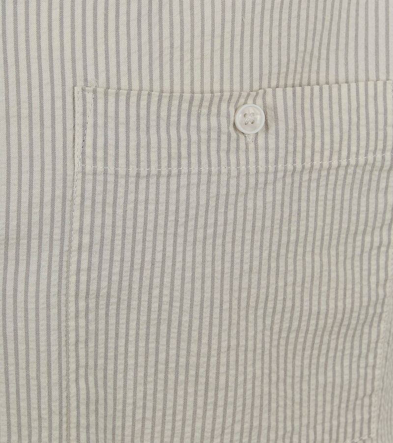 Anerkjendt Hemd Kurt Streifen Off White - Größe XL günstig online kaufen
