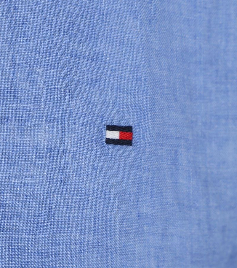 Tommy Hilfiger Hemd Leinen Blau - Größe XL günstig online kaufen