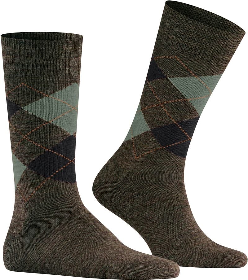 Burlington Wolle Edinburgh Melange Grün 7185 - Größe 40-46 günstig online kaufen