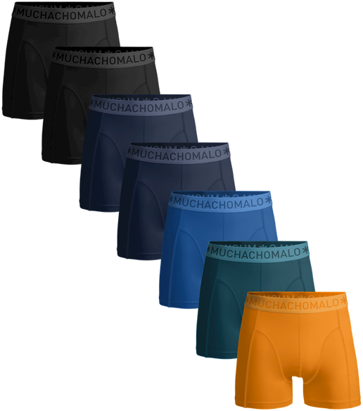Muchachomalo Boxers Lot de 6 Solide Multicoloré taille M