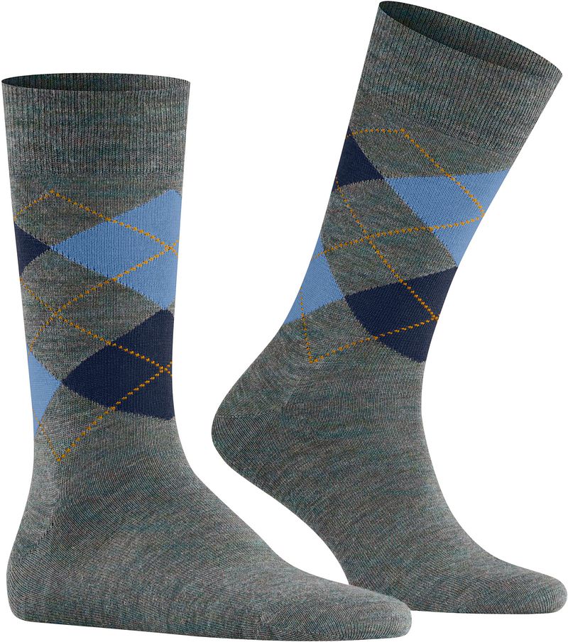 Burlington Wol Edinburgh Melange Grijs 6337
