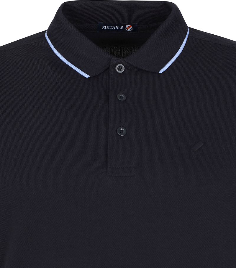 Suitable Poloshirt Tip Ferry Navy Blau - Größe M günstig online kaufen