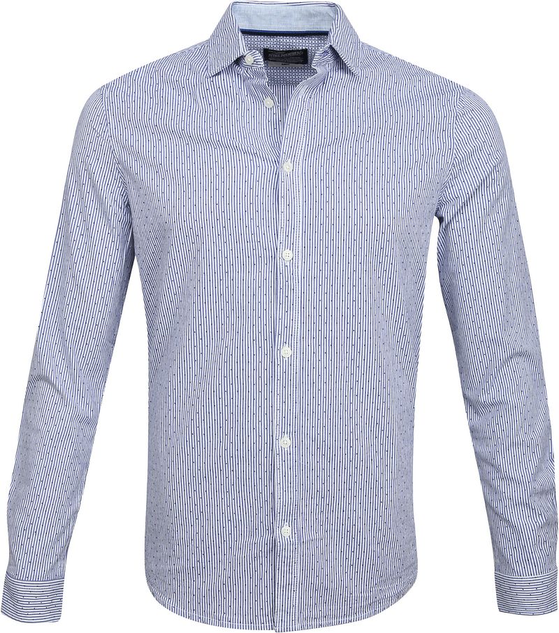 Petrol Chemise Rayures Pois Bleu clair Bleu taille M