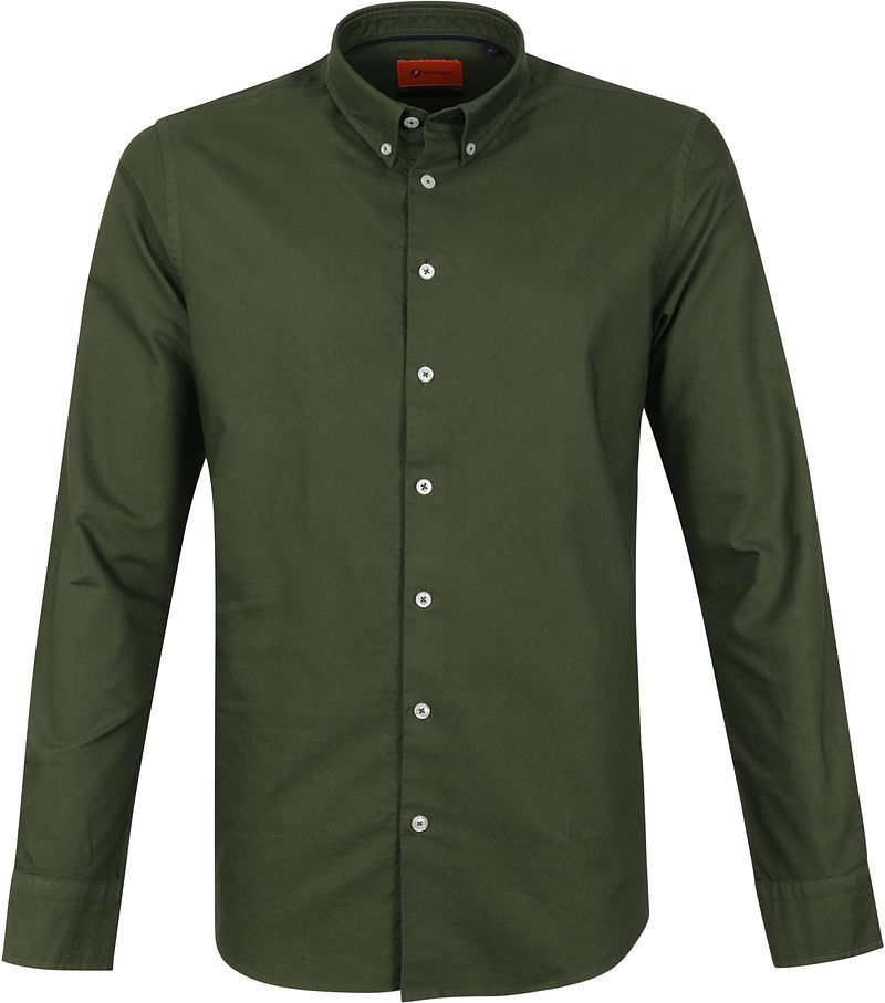 Suitable Chemise Oxford CA Foncé Vert Vert foncé taille M