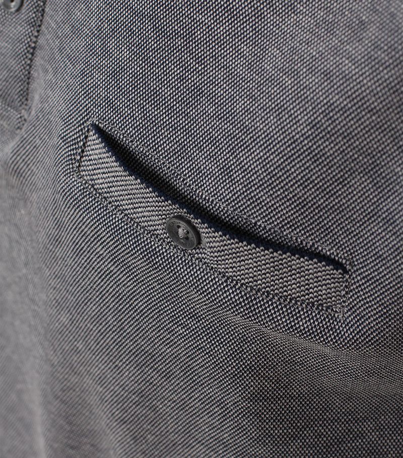 Casa Moda Polo Long Sleeves Grijs
