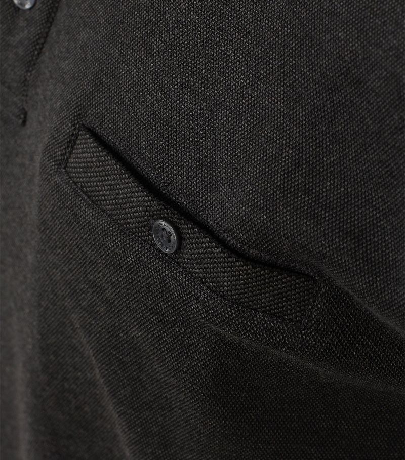 Casa Moda Polo Long Sleeves Antraciet