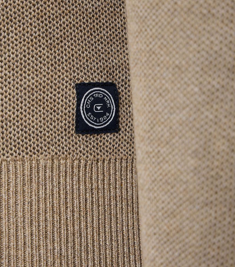 Casa Moda Halfzip Trui Ecru