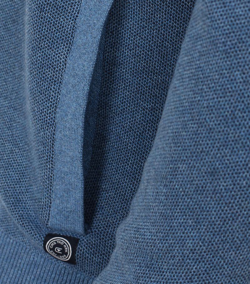 Casa Moda Strickjacke Zip Blau  - Größe 3XL günstig online kaufen