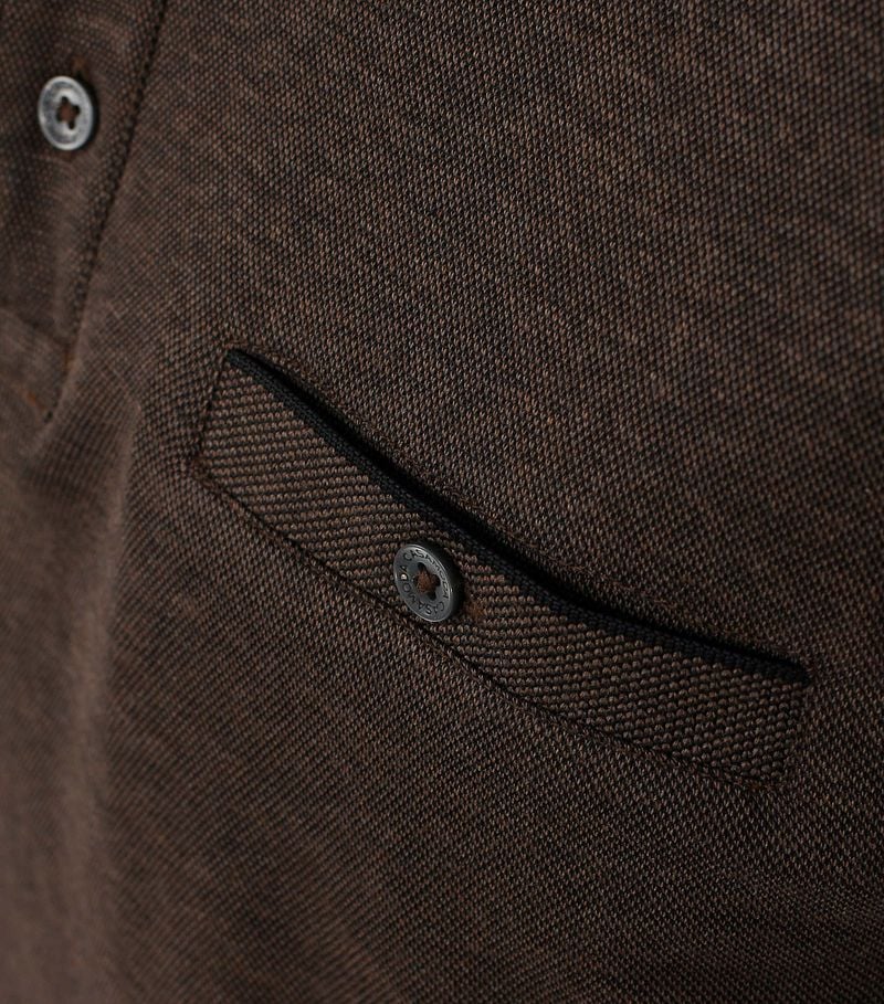 Casa Moda Poloshirt LS Braun - Größe 4XL günstig online kaufen
