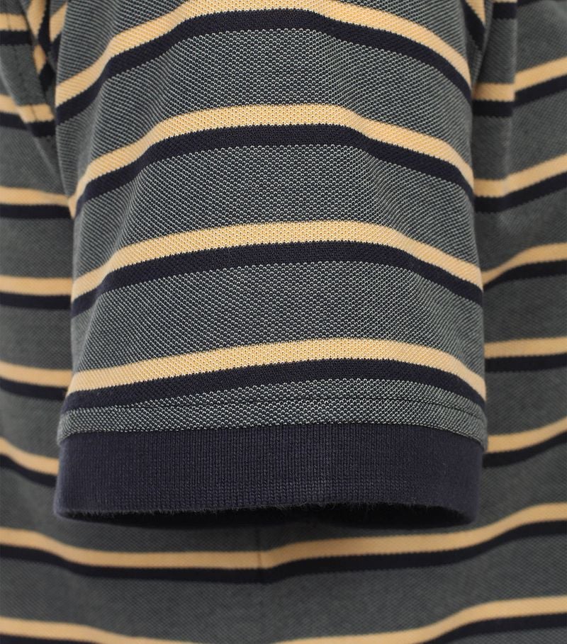 Casa Moda Poloshirt Streifen Grün - Größe XL günstig online kaufen
