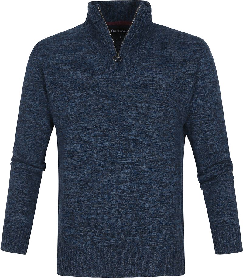 Barbour Pull-over Demi-Zip Agneline Foncé Bleu foncé Bleu taille M