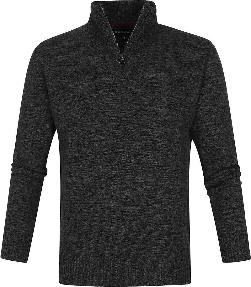 Barbour Pull-over Demi-Zip Agneline Anthracite taille L