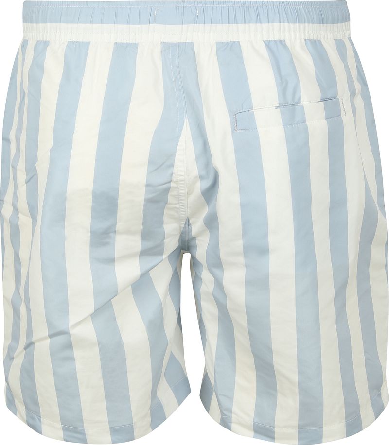 Scotch and Soda Scotch & Soda Zwembroek Strepen Licht Blauw