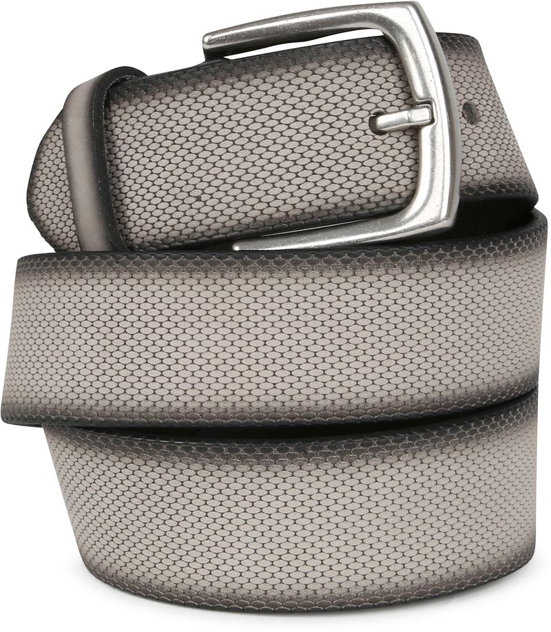 Suitable Ceinture En Cuir Gris taille 95
