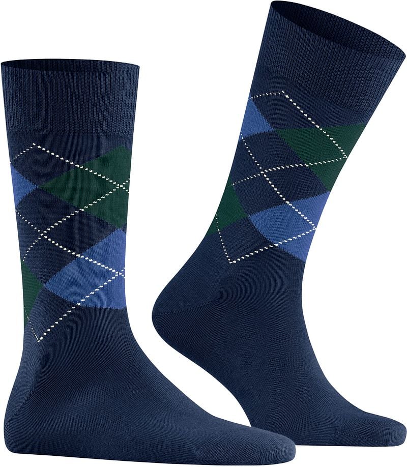 Burlington Wol Edinburgh Blauw 6879