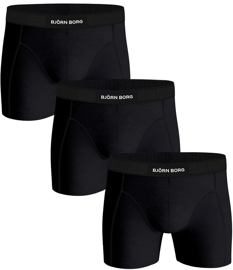 Bjorn Borg Shorts Premium 3er Pack Black - Größe XXL günstig online kaufen