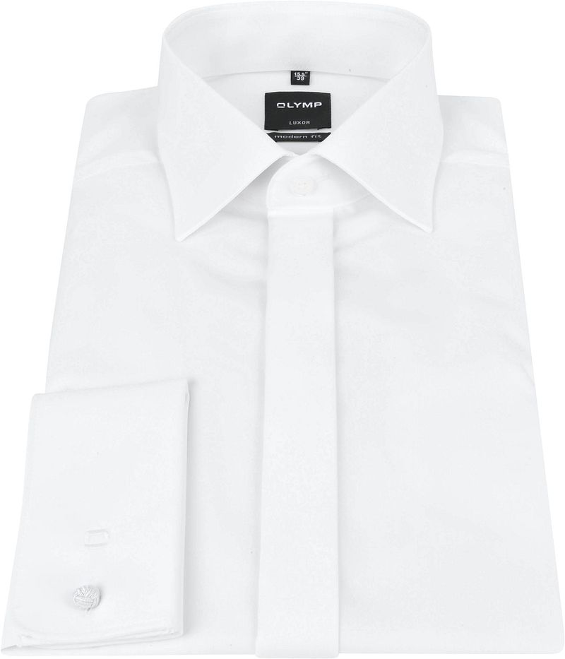 OLYMP Luxor Smokinghemd Weiss - Größe 37 günstig online kaufen