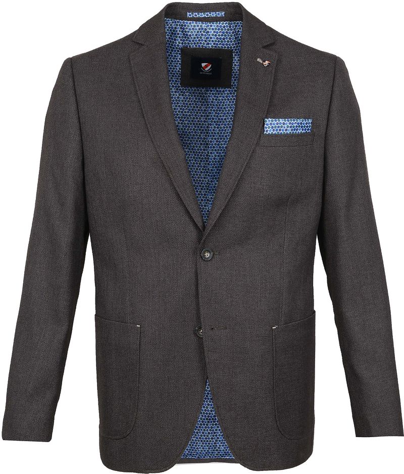 Suitable Veste de Costume Charlo Gris Anthracite taille 46