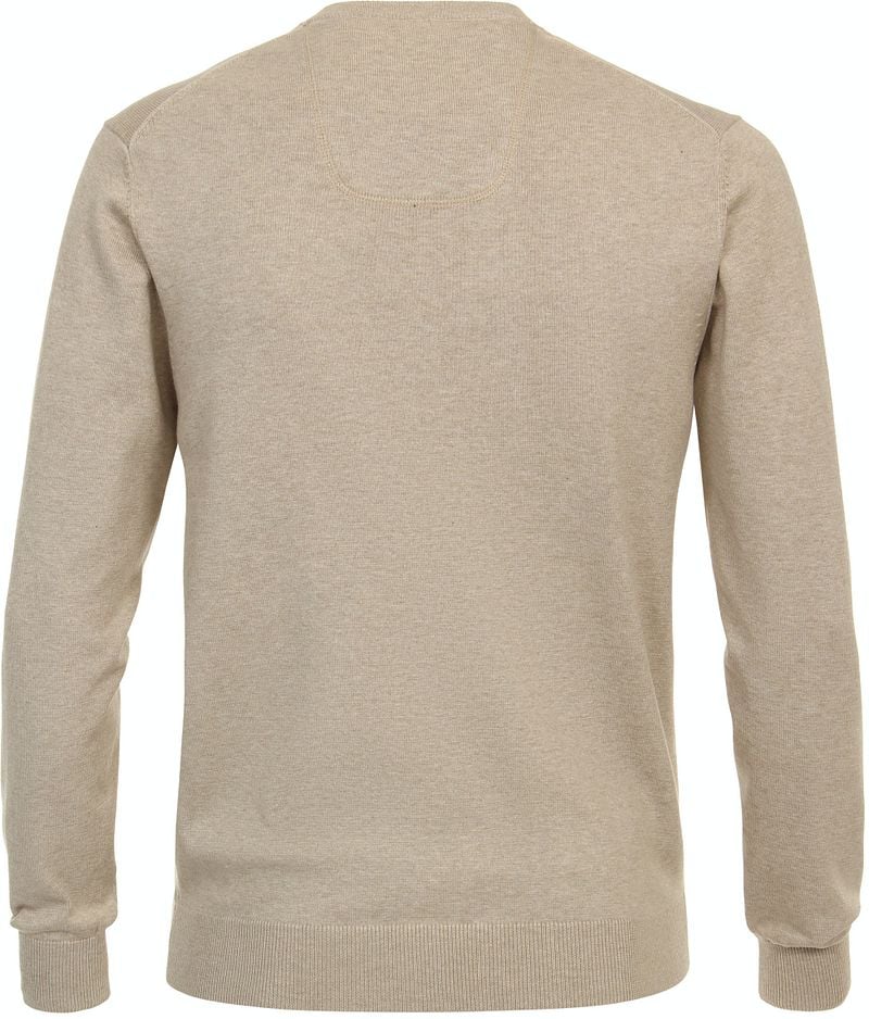 Casa Moda Pullover V-Ausschnitt Ecru - Größe 5XL günstig online kaufen