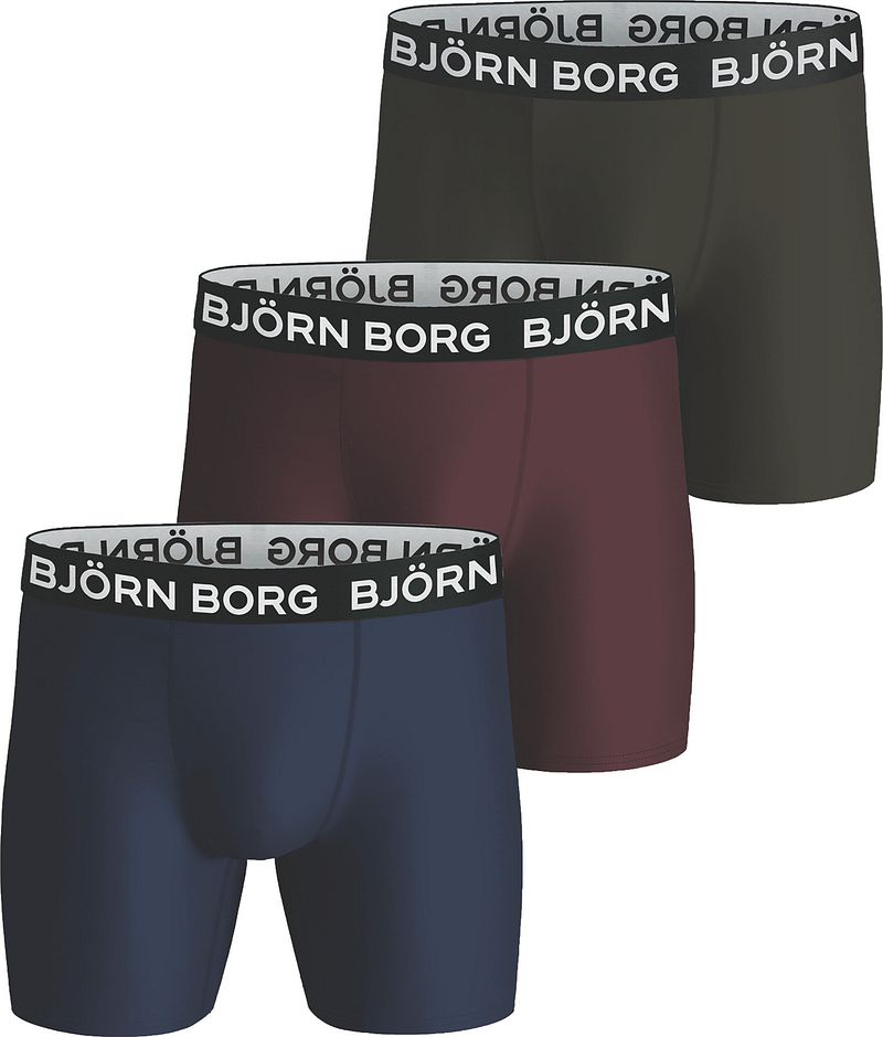 Bjorn Borg Performance Boxers Lot de 3 Multicolour Multicoloré taille M